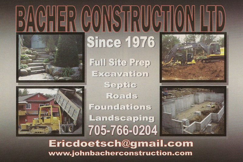 Bacher Construction since 1976 | Full site prep excavation